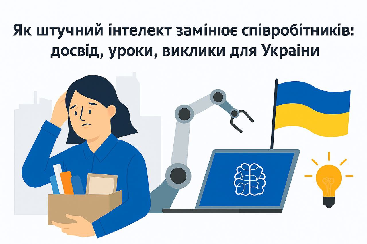 Як штучний інтелект замінює співробітників: досвід, уроки, виклики для України