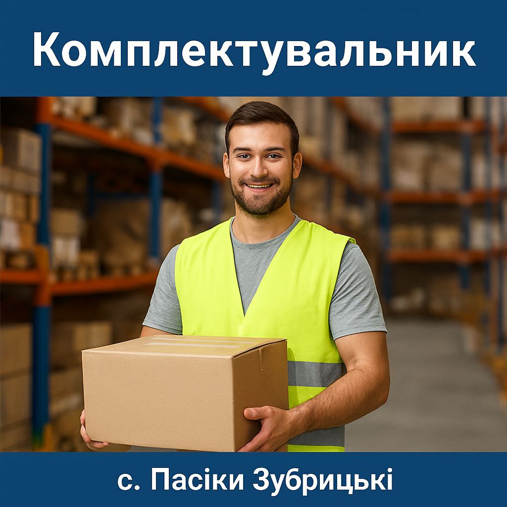 Комплектувальник автотоварів у Пасіках Зубрицьких | Вакансія Львів
